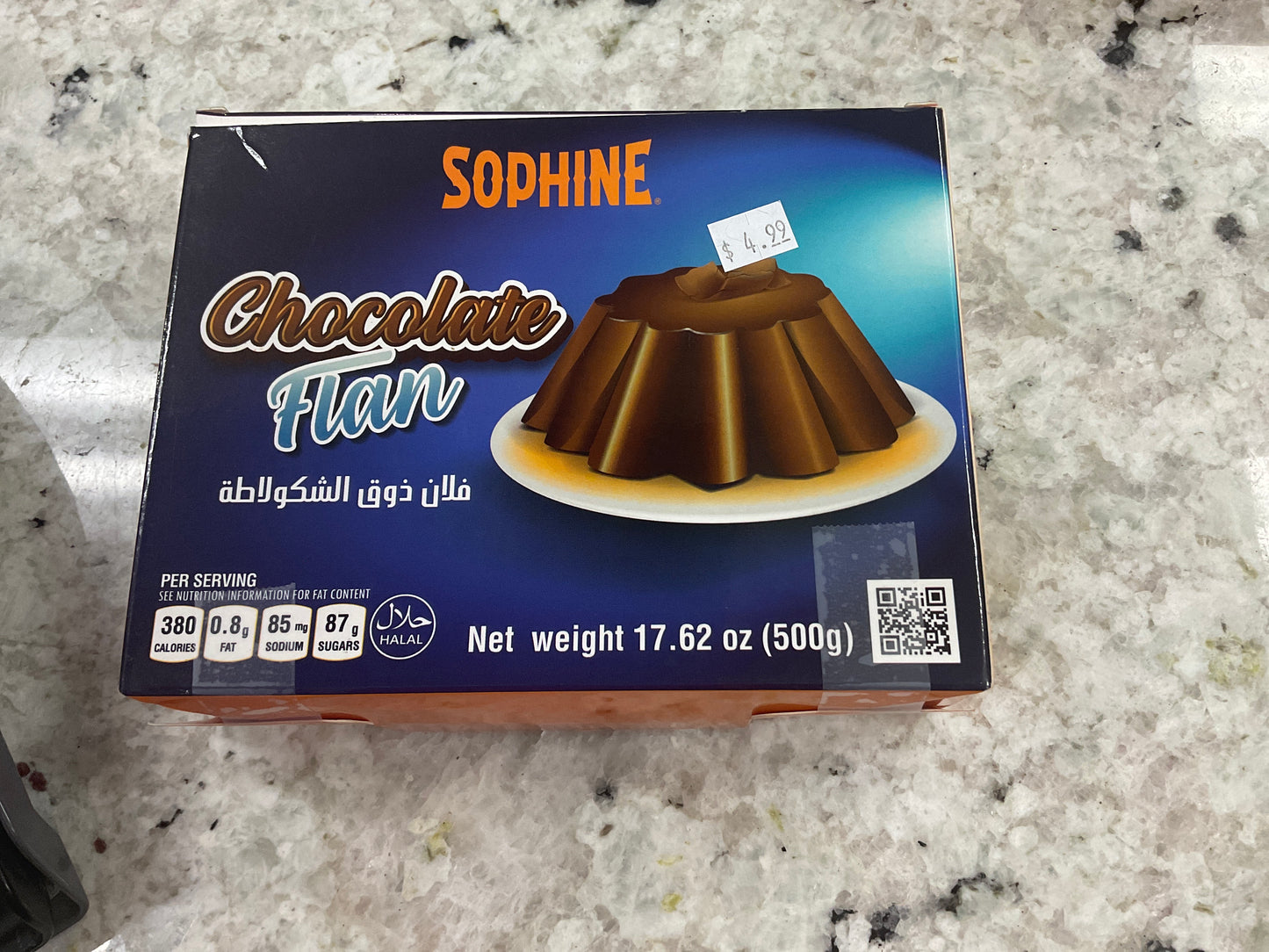 Sophine chocolate flan