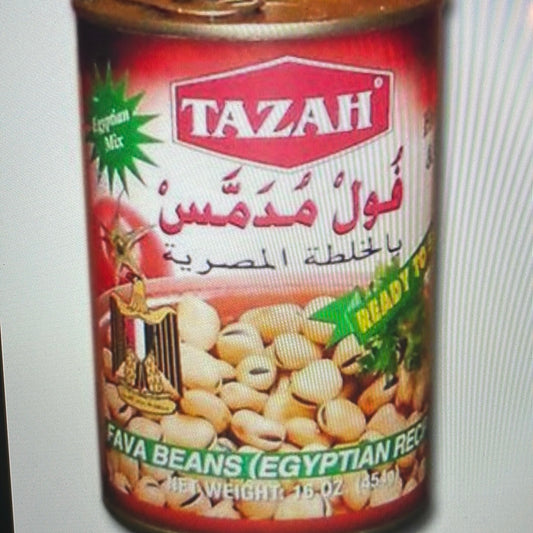 Tazah fava beans Egyptian recipe 16oz