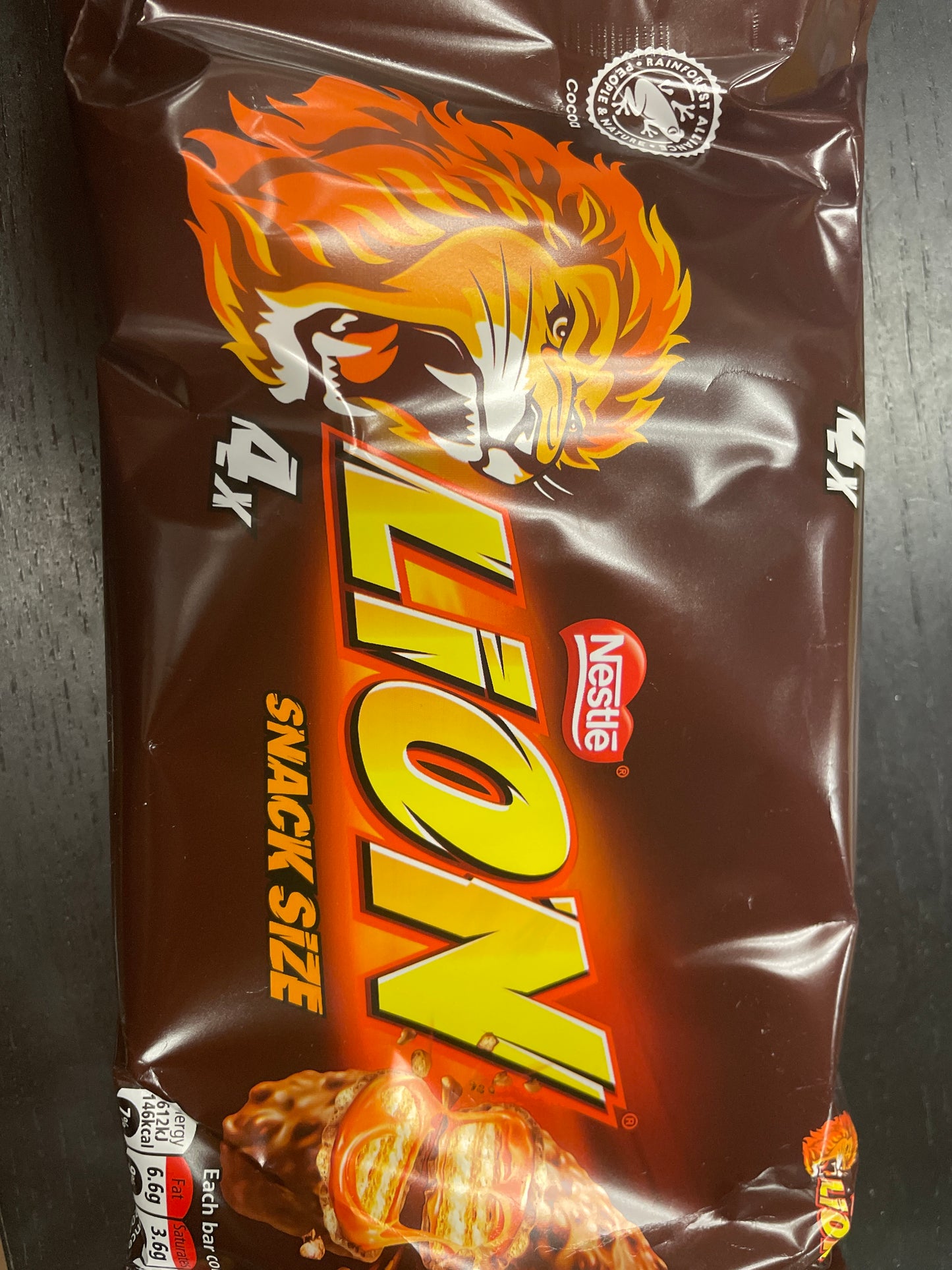 Lion chocolate bar 4pck
