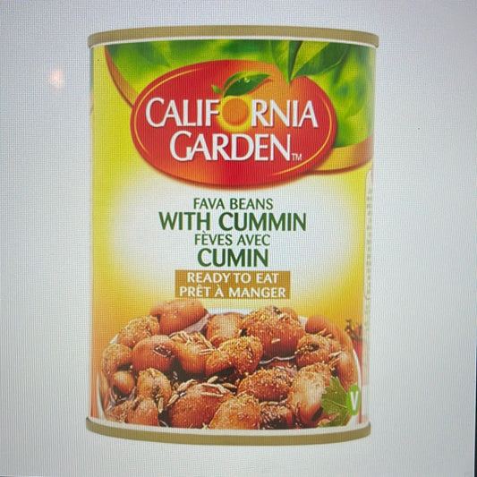 California Garden Fava Beans with cumin 16oz