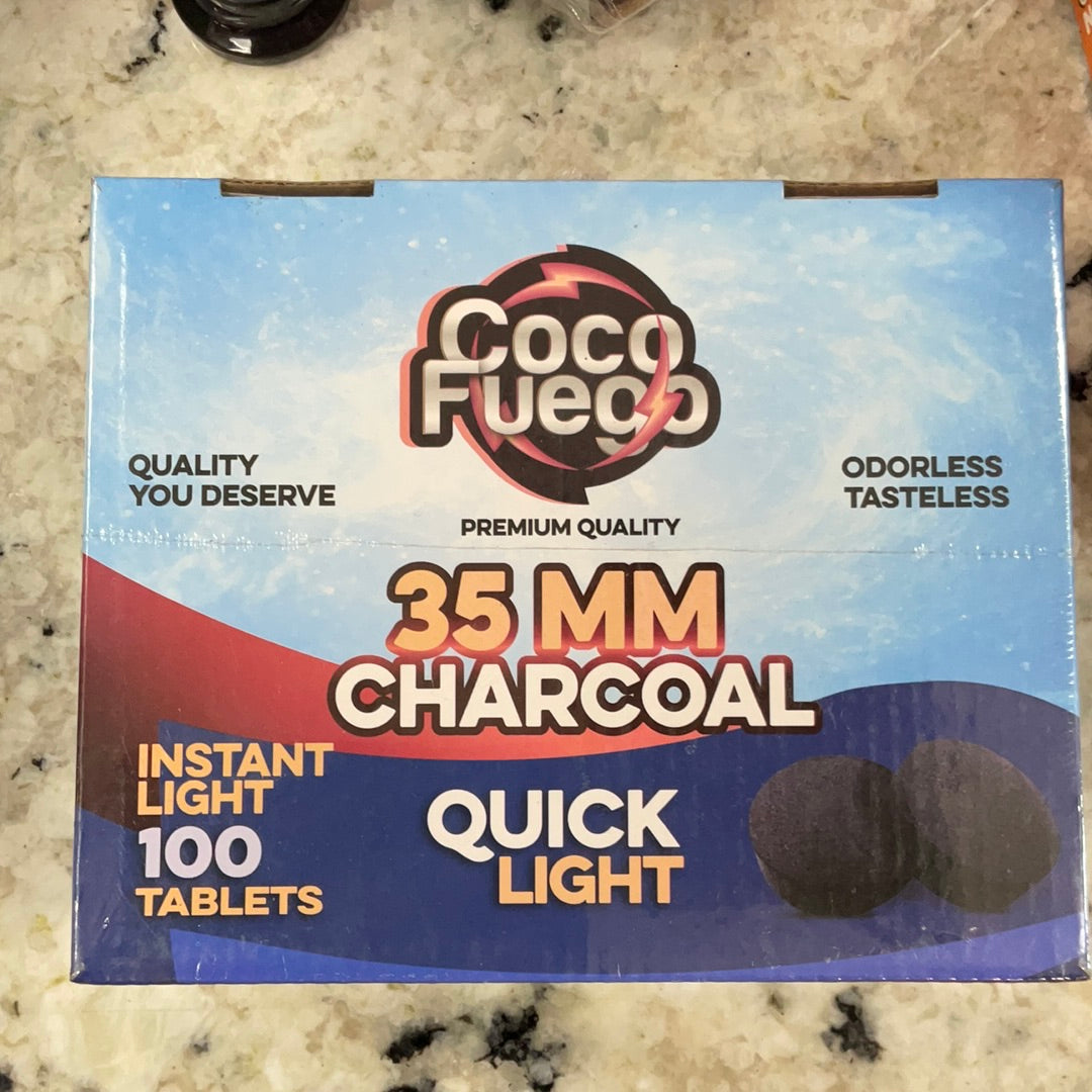 Coco fuego 35MM charcoal 100tablets