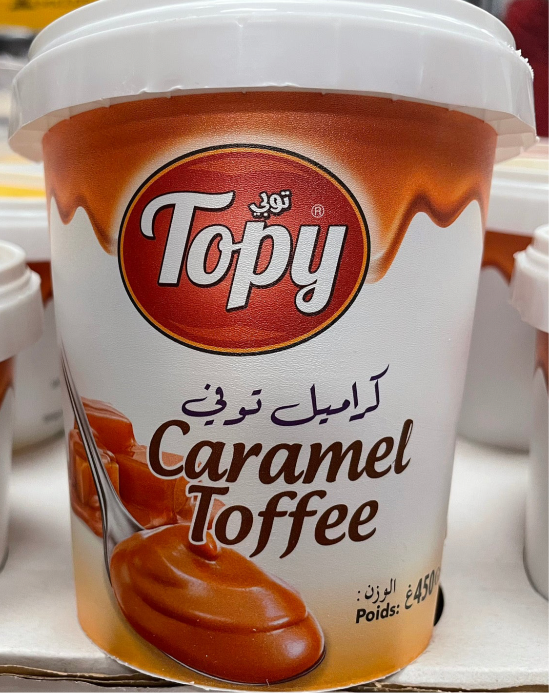 Topy caramel toffee 450g
