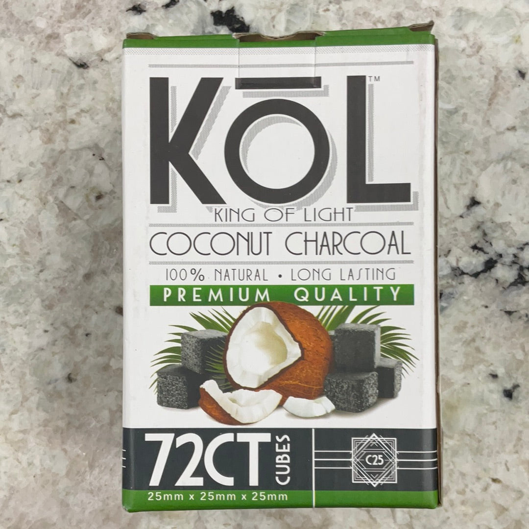 Kol coconut charcoal 72ct