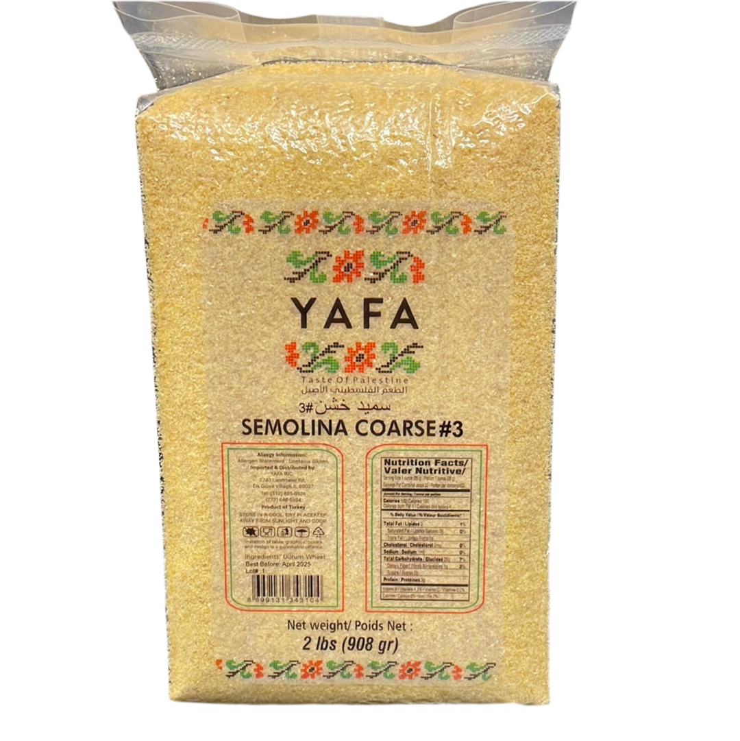 Yafa semolina coarse #3. 2lb