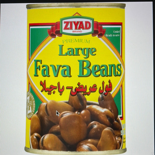 Ziyad large fava beans 15oz
