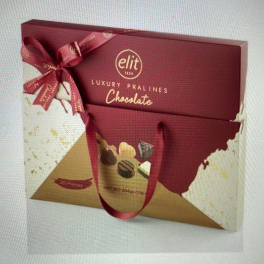 Elit luxury assorted chocolate w/bag 204g