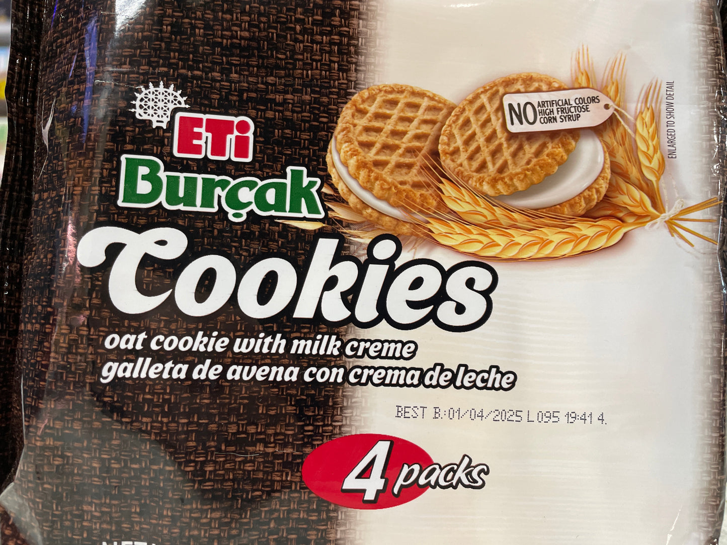 ETI oat cookies with milk cream 14.11oz