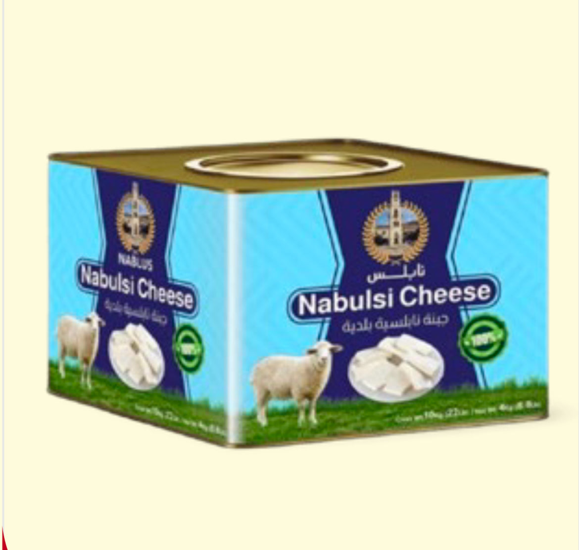Nabulsi cheese Tin 4kg