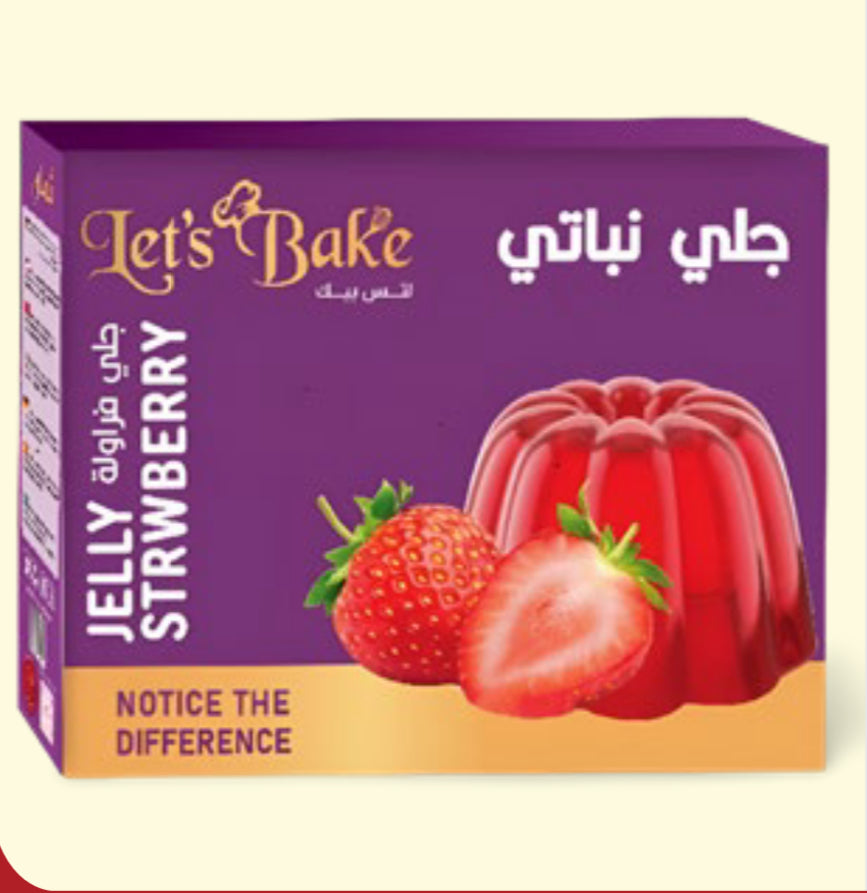 Let’s bake strawberry jello 85g
