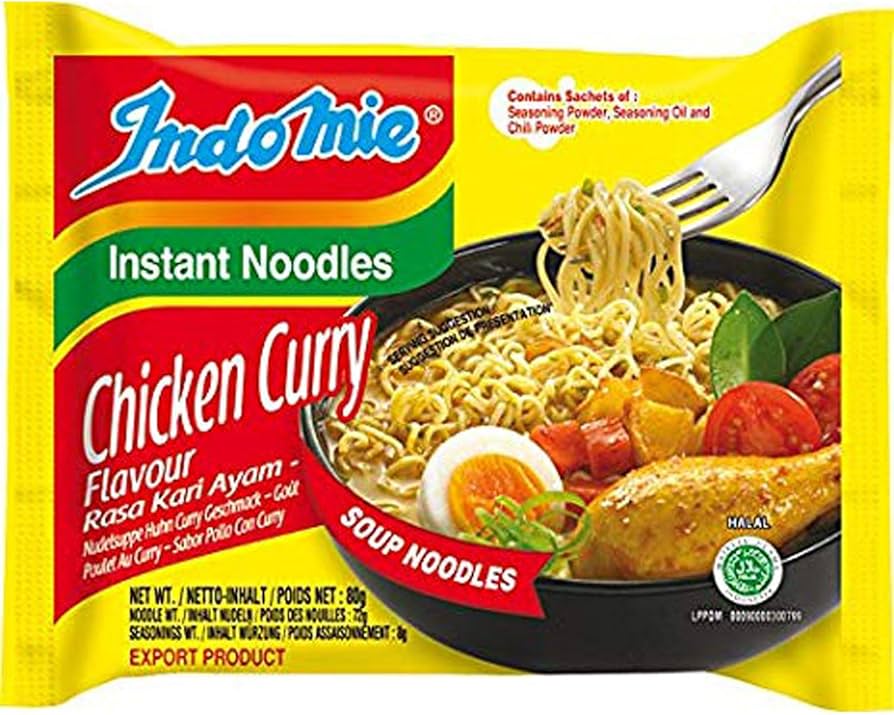 Indomie noodle chicken curry 75g 5pck