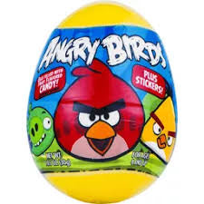 Angry bird toy egg