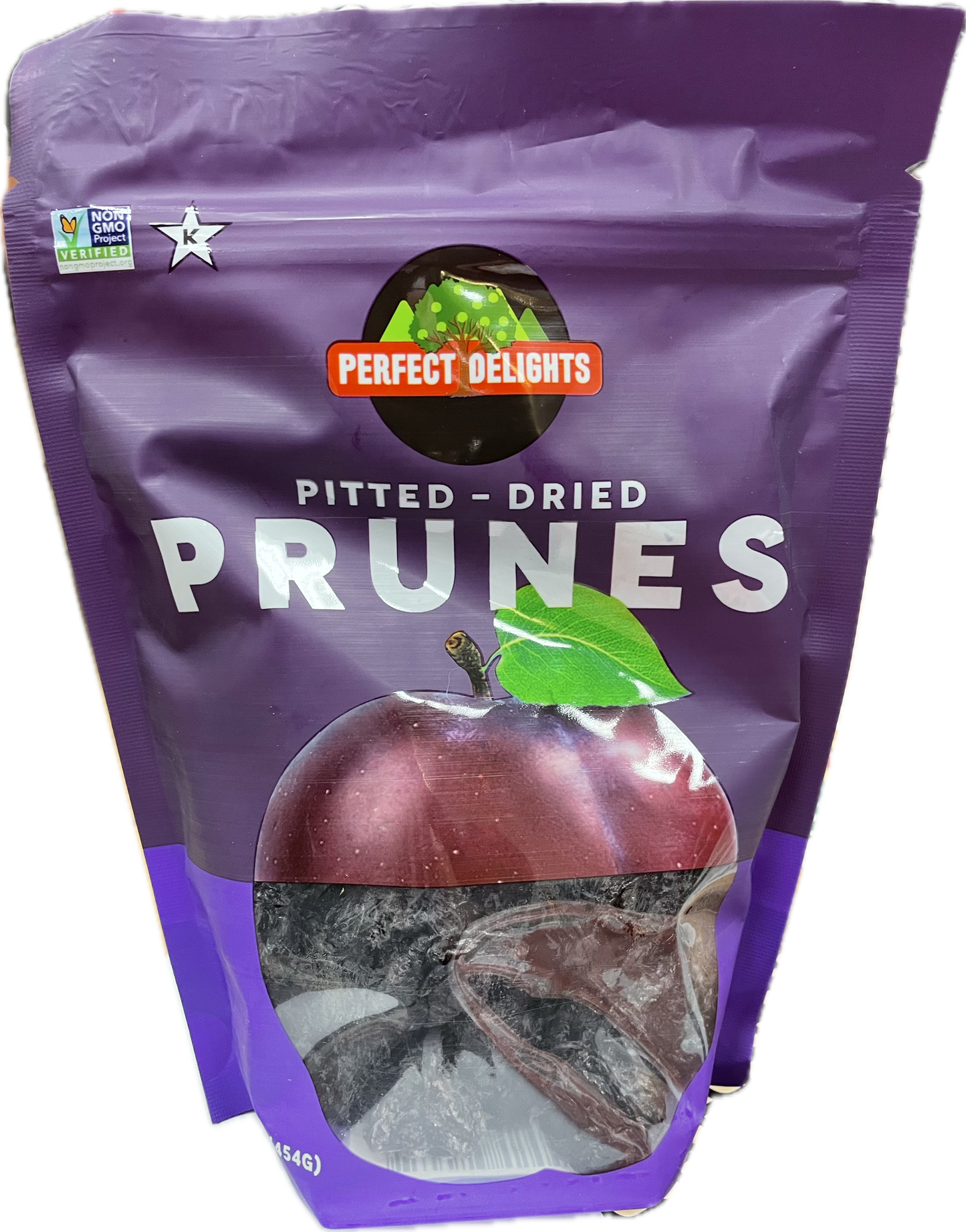 Perfect delight pitted dried prunes