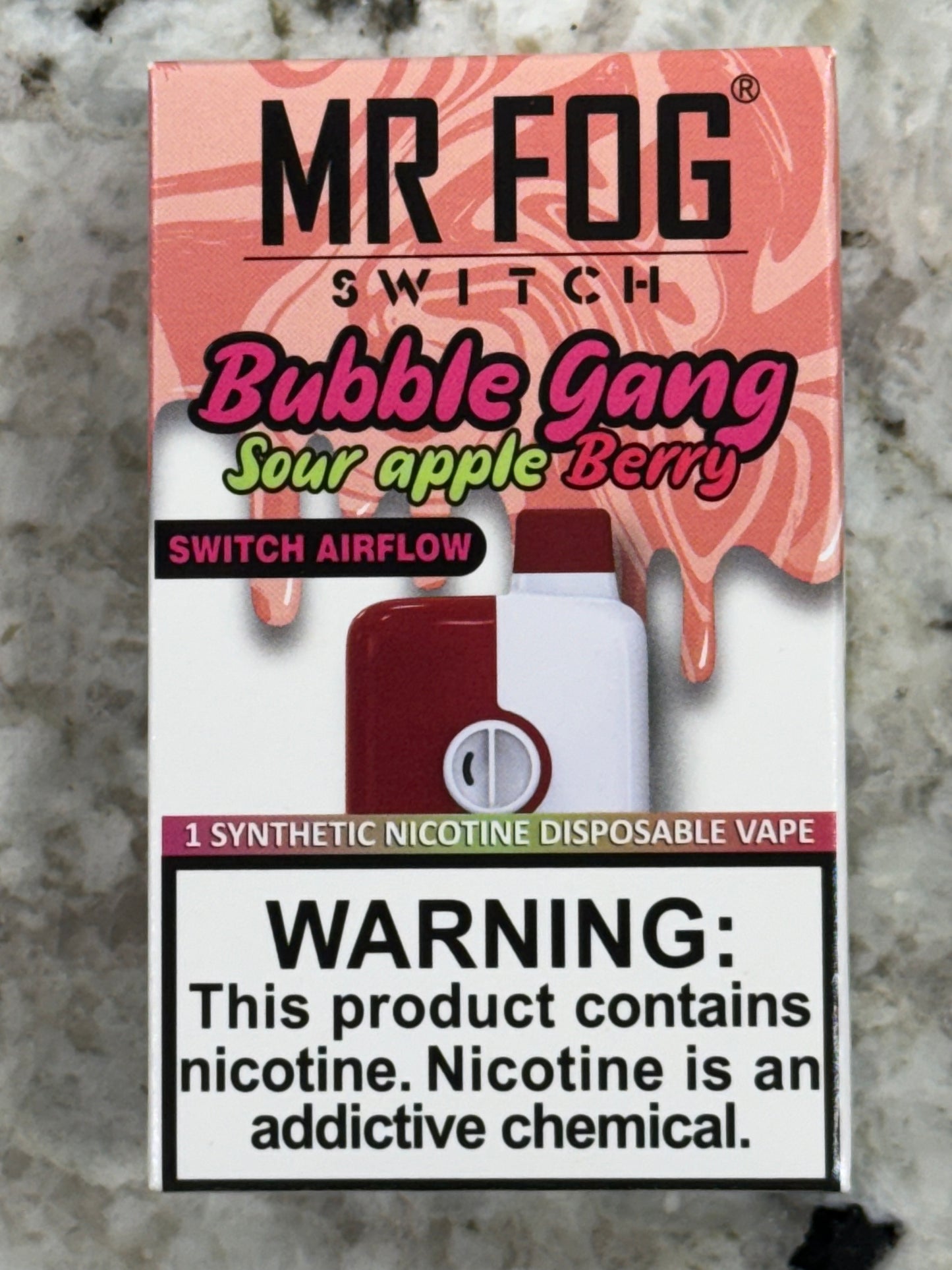 Mr Fog Switch ( Bubble Gang Sour Apple Berry)