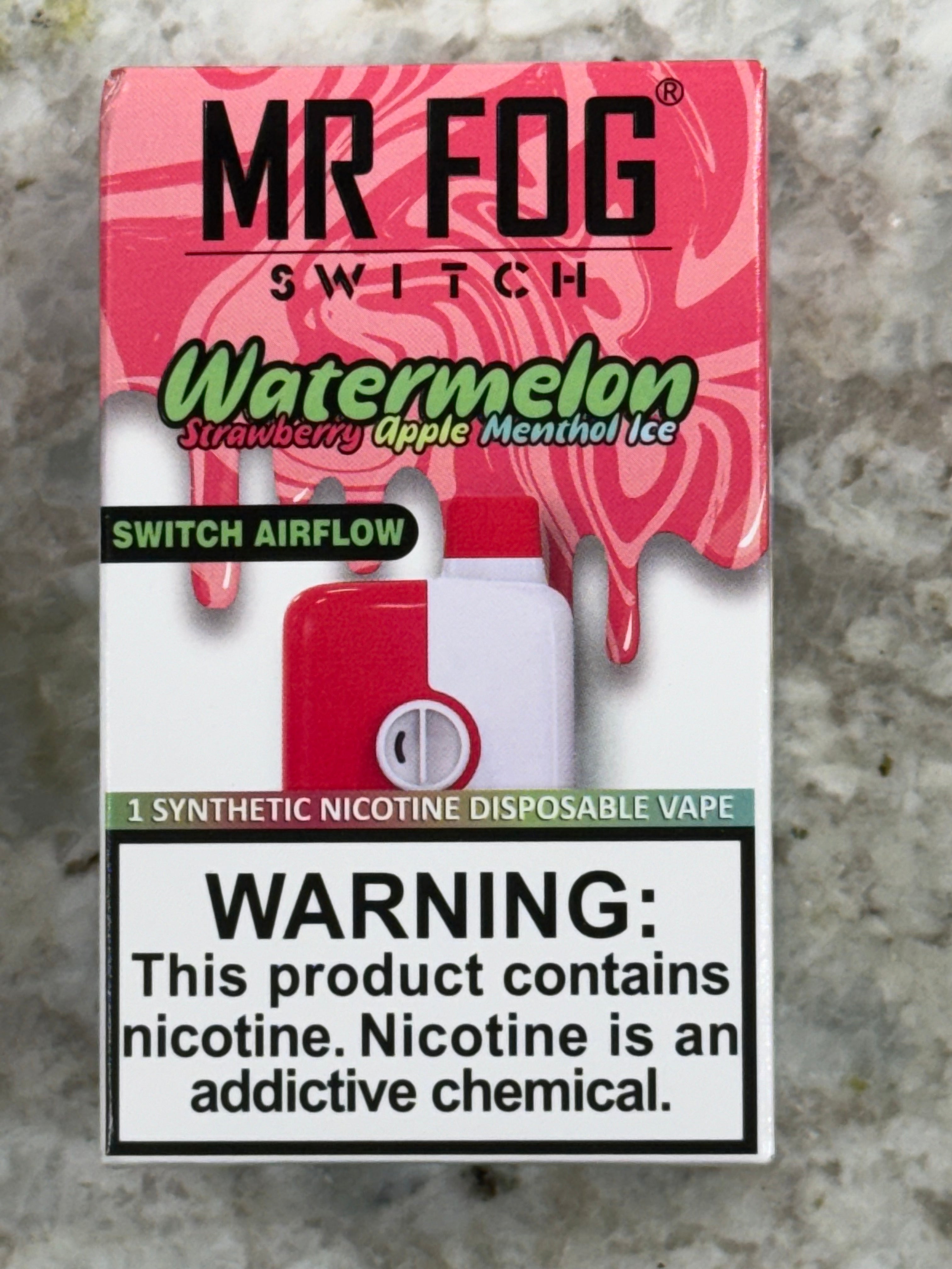 Mr Fog Switch ( Watermelon Strawberry Apple Menthol Ice) Pitaland Mr Fog Switch ( Watermelon Strawberry Apple Menthol Ice) Pitaland