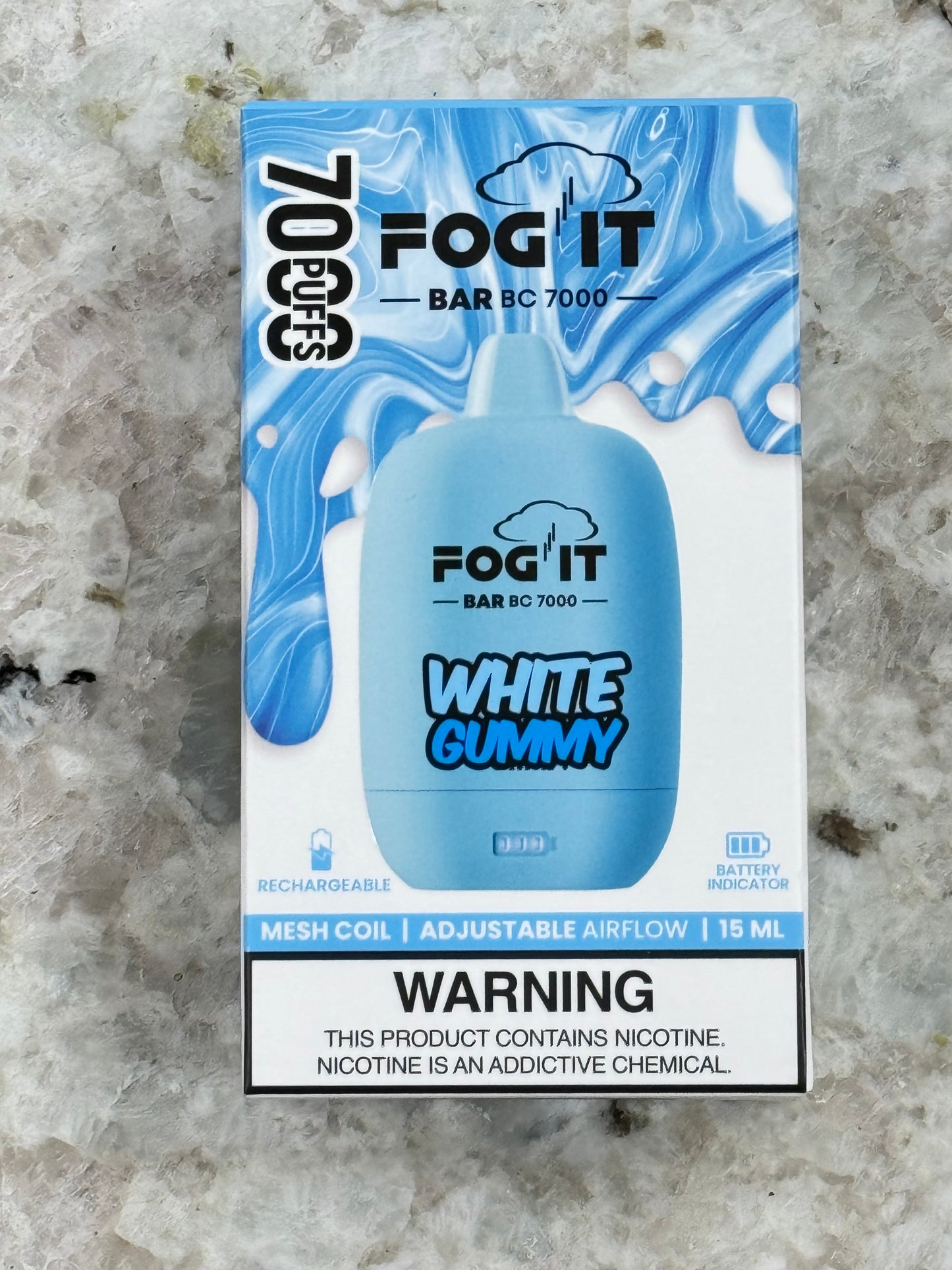 Fog It 7000p (White Gummy)