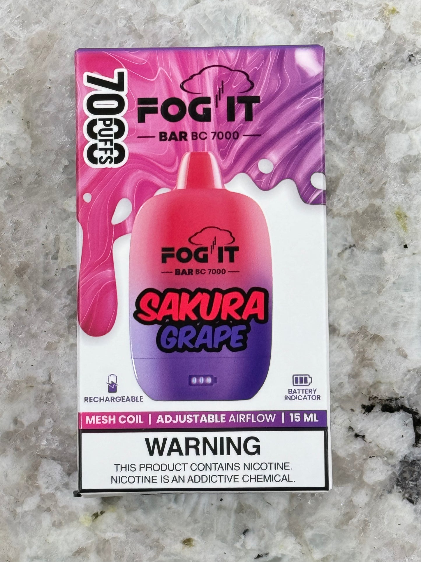 Fog It 7000p (Sakura Grape)