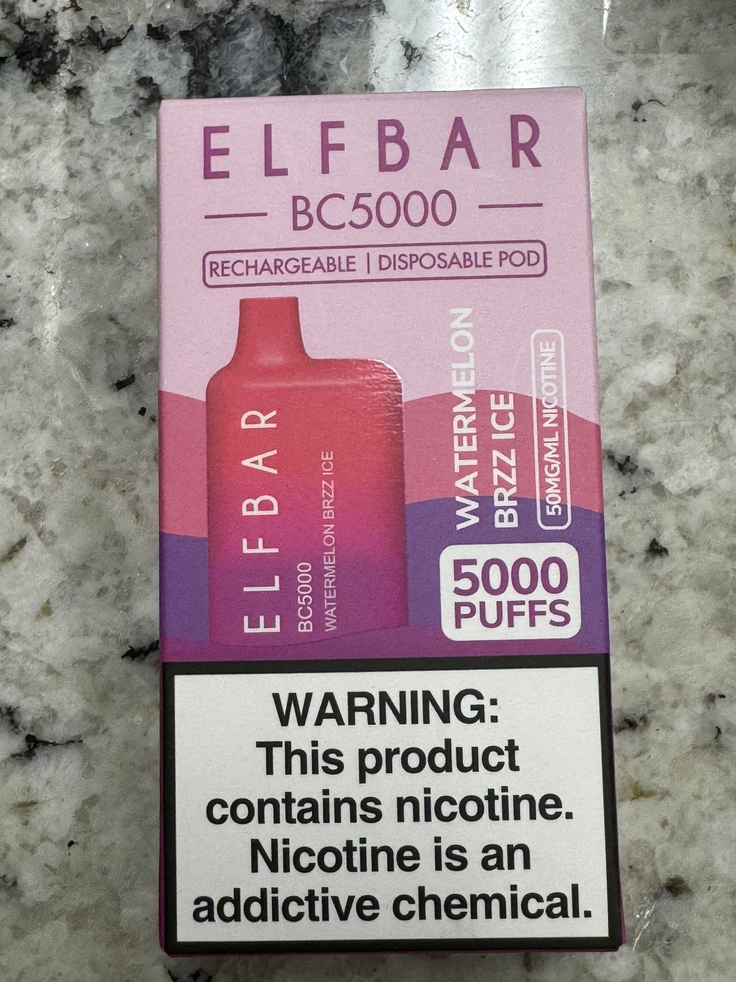 ELFBAR BC5000(Watermelon Brzz Ice)