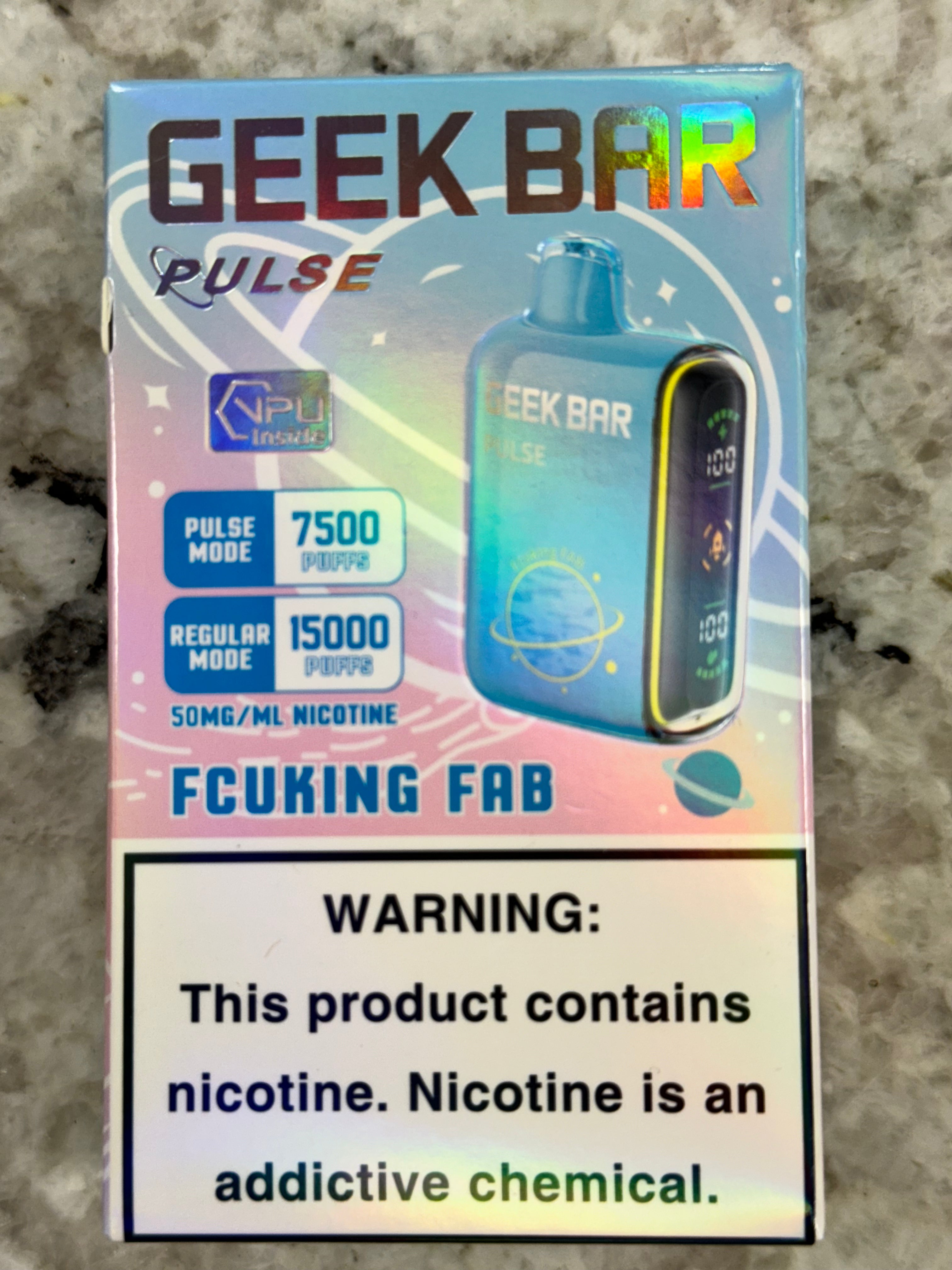 White Geekbar GEEK BAR PULSE X 25K ORANGE FCUKING FAB - D&D Smoke & Spirits Fking Fab Geek Bar Flavor White Geekbar GEEK BAR PULSE X 25K ORANGE FCUKING FAB - D&D Smoke & Spirits Fking Fab Geek Bar Flavor