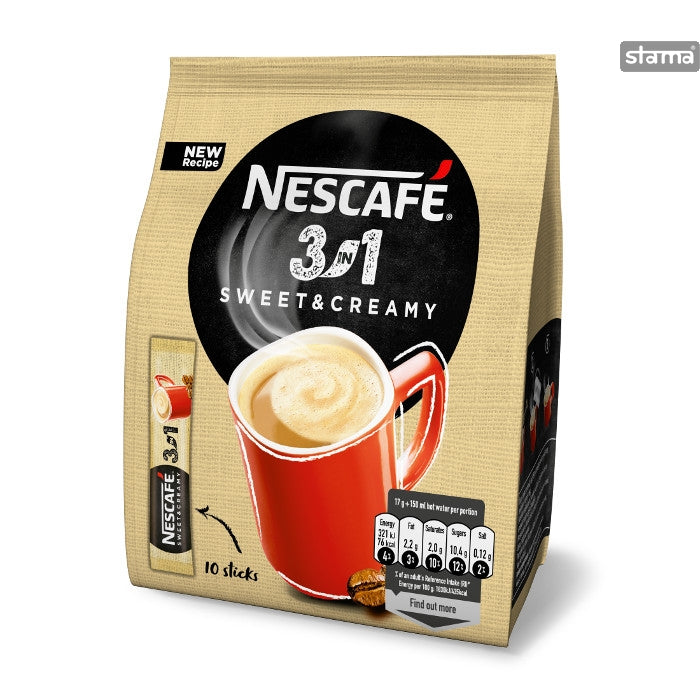Nescafe 3*1 creamy latte bag 15*10ct