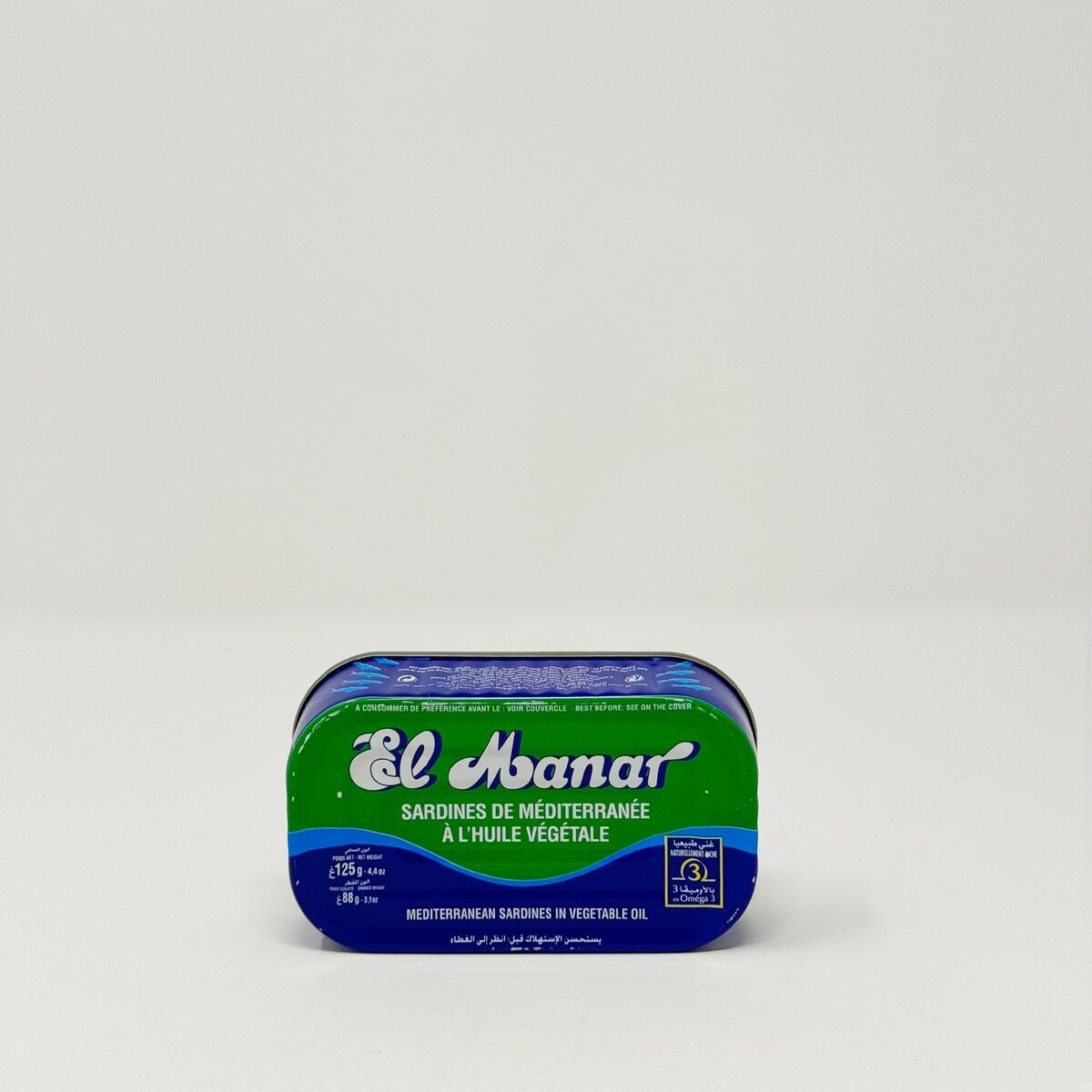 Elmanar sardines in vegetable oil 125g