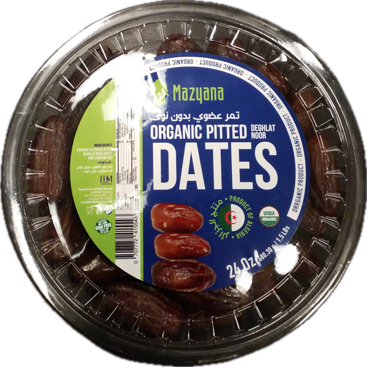 Mazyana organic pitted dates 24 OZ