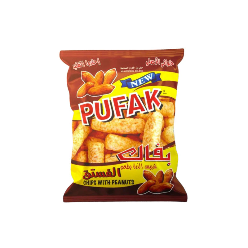 Pufak chips w/peanuts