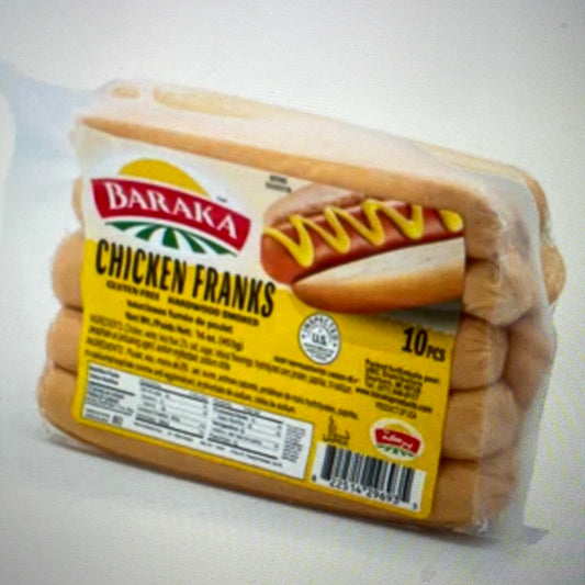 Baraka chicken franks 10pcs