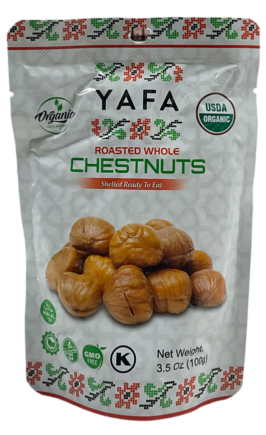 YAFA ROASTED WHOLE CHESTNUTS 3.5 oz