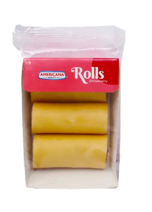 Americana rolls strawberry filled 3pcs