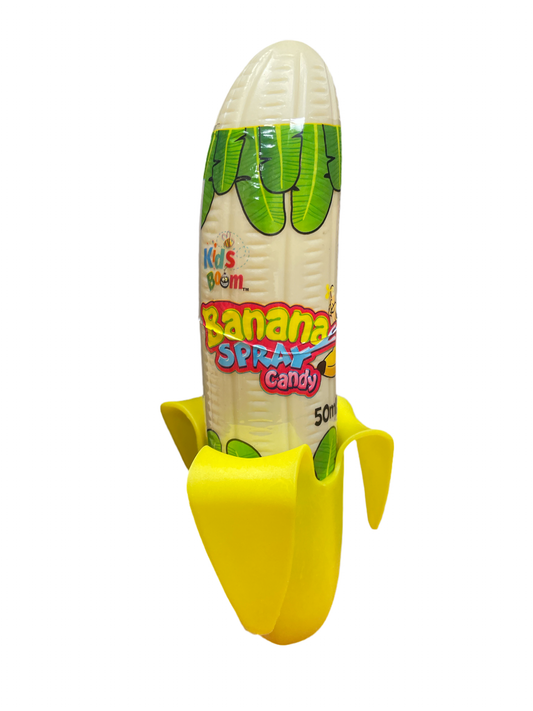 Banana spray candy