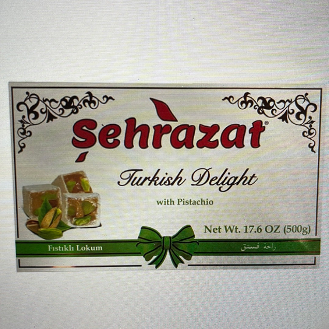 Sehrazat Turkish delight w pistachio 360g