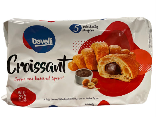 Croissant Bavelli hazelnut filled 5pcs