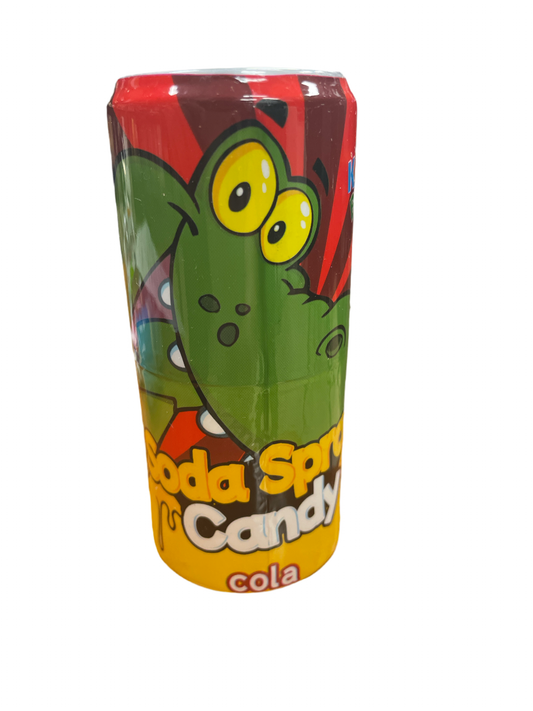 Soda spray candy