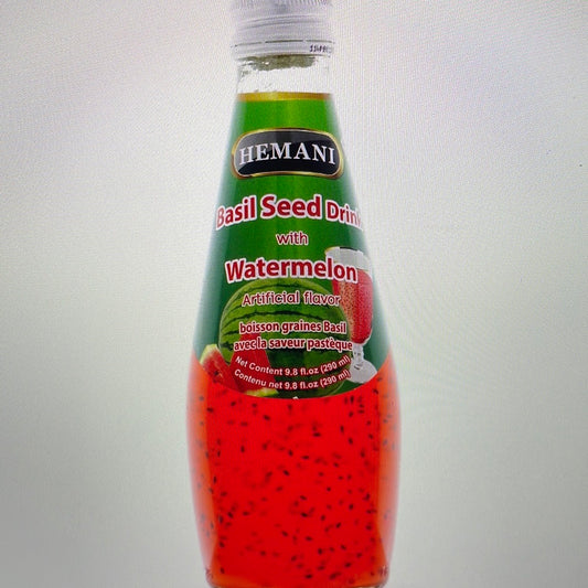 Hemani basil seed drink (watermelon)