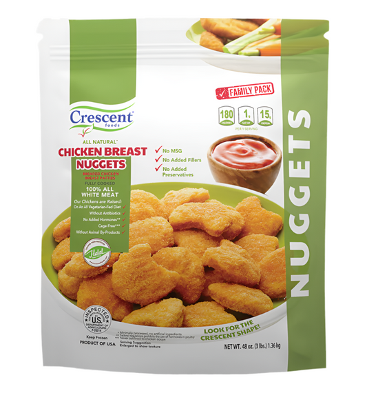 Crescent breaded chicken nuggets 3lb