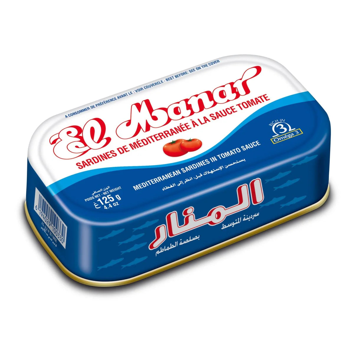 Elmanar sardines with tomato sauce 125g