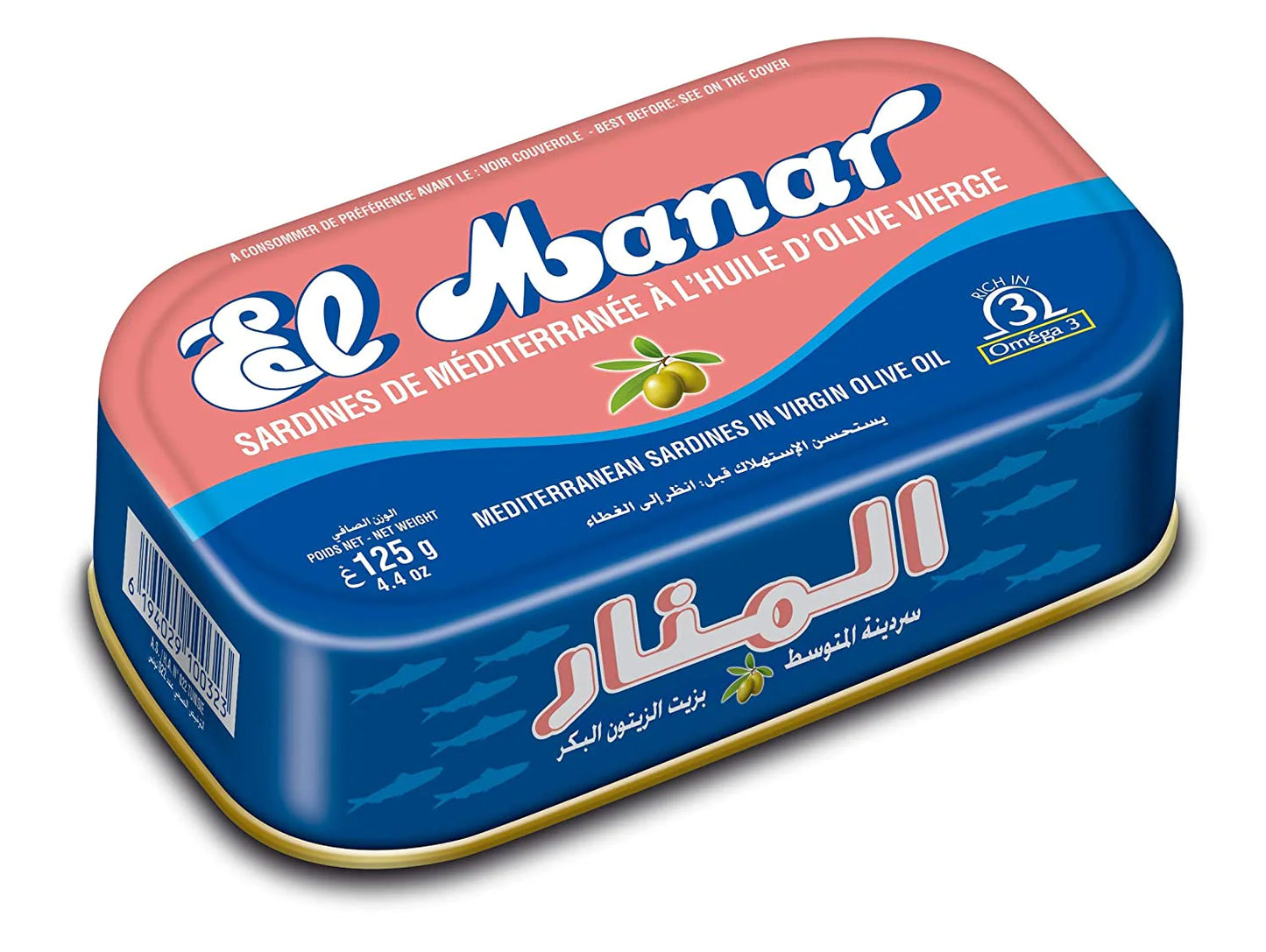 Elmanar sardine in olive oil 125g