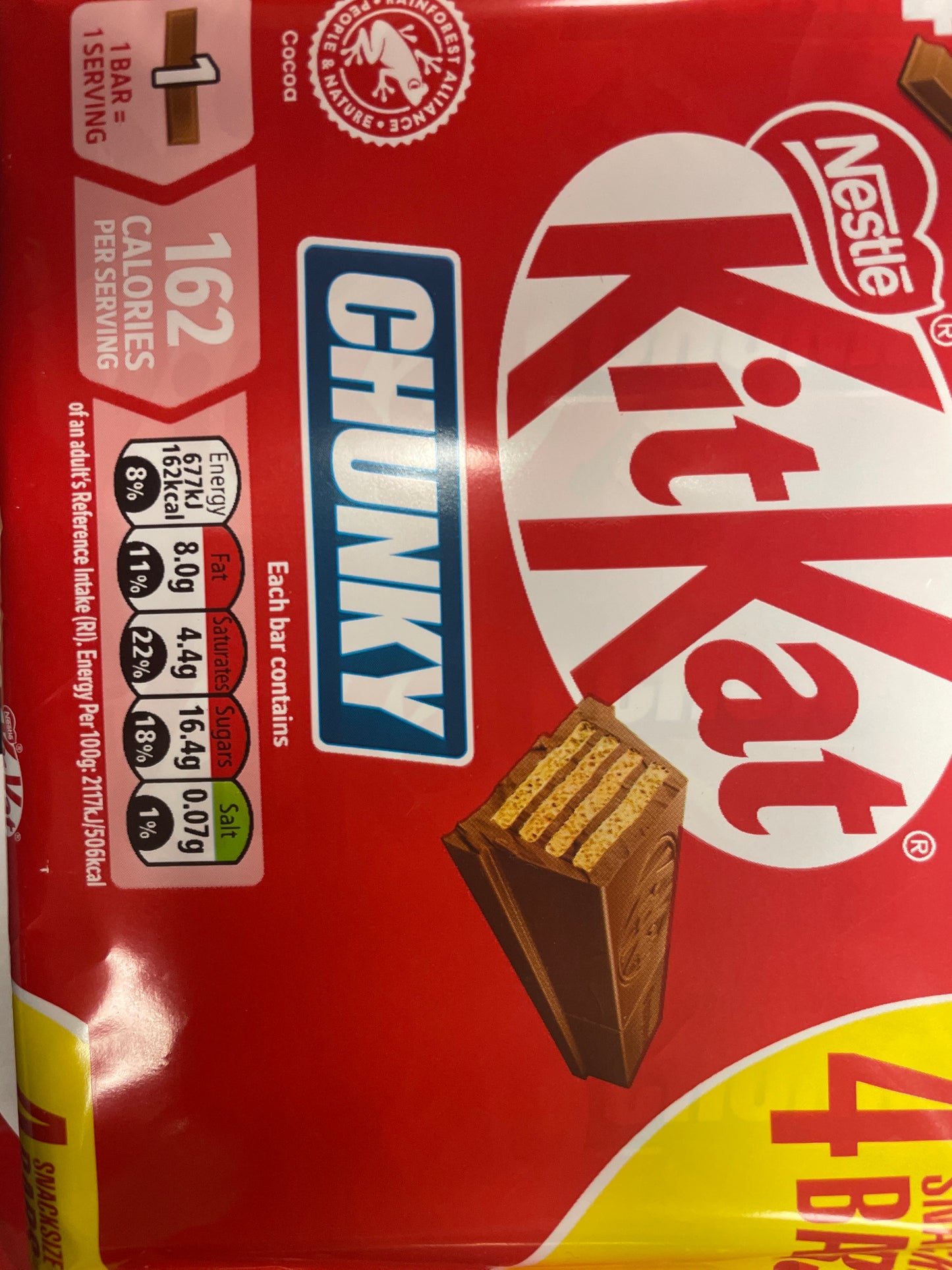 Kitkat 4 fingers milkchunky 32g