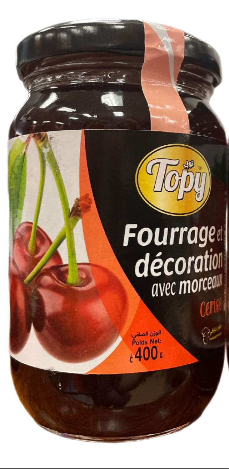 Topy cherry filling cake 400g