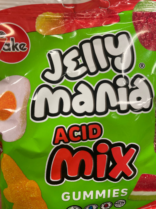 Jelly mania gummy sour mix halal 100g