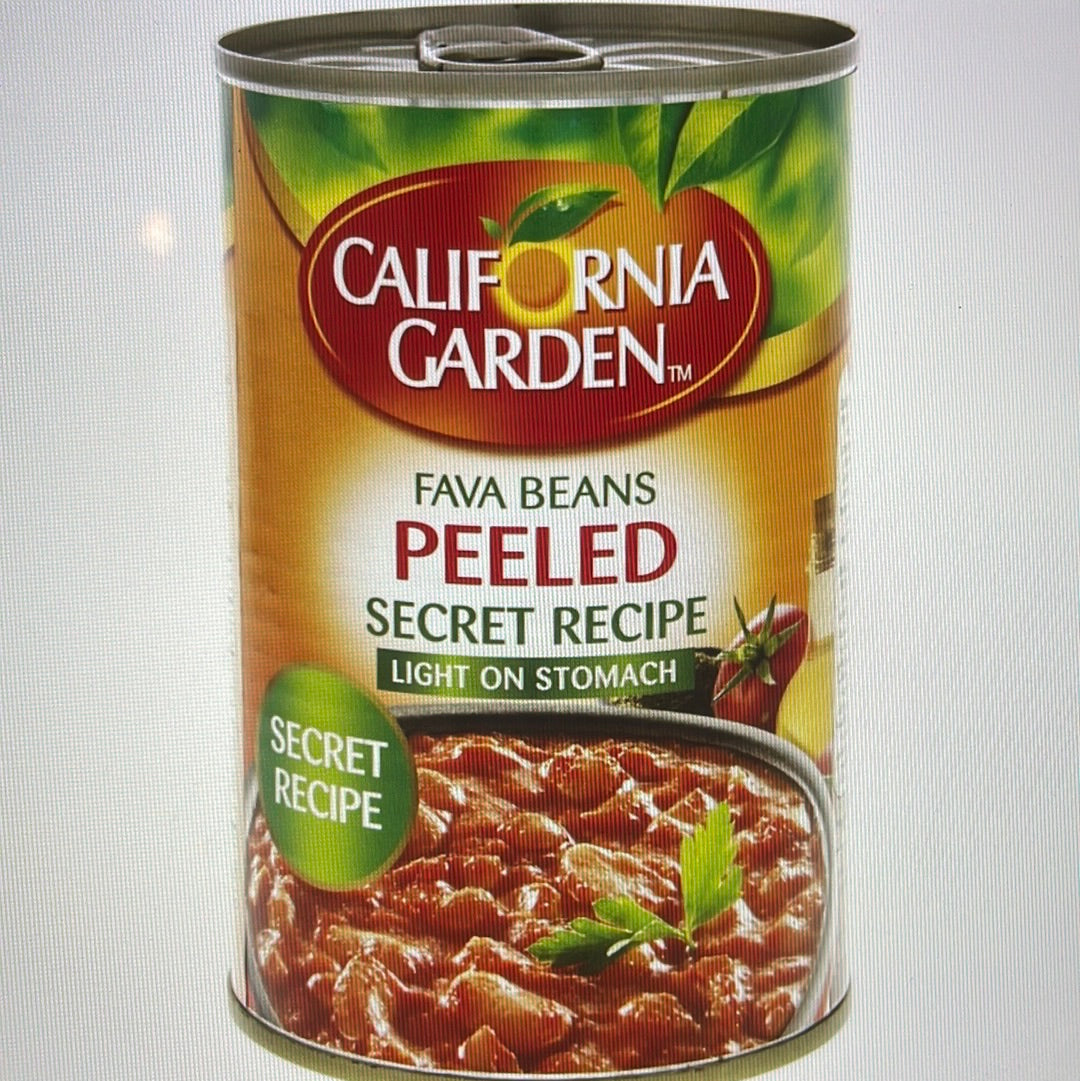 California garden peeled fava beans (spicy) 16oz