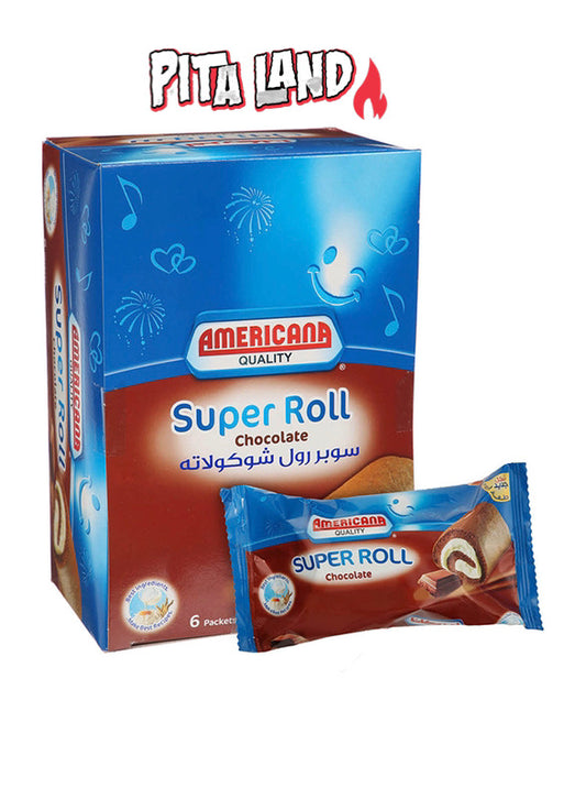 Americana super roll chocolate cake 6packs