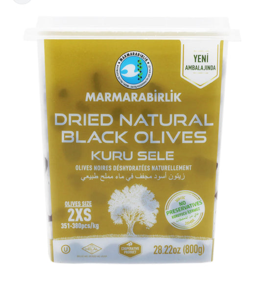 Mb gemlik black olive kuru sele 2xs 800g