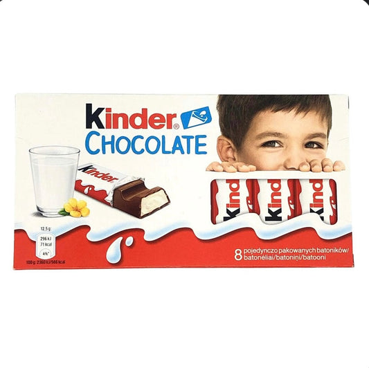 Kinder Chocolate(x8) 100g