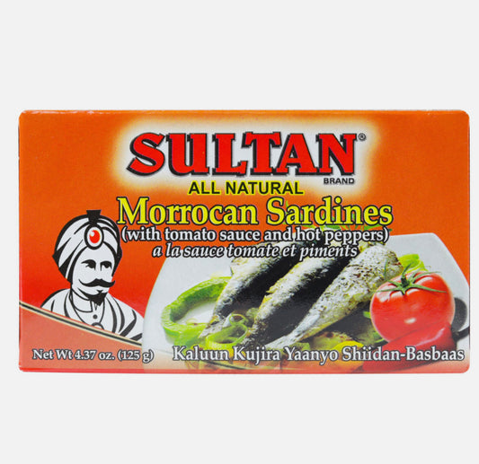 Sultan Sardines w/tomato sauce &peppers 4.37oz