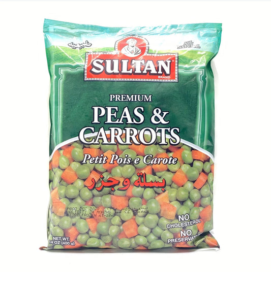 Sultan frozen peas& carrots 400g