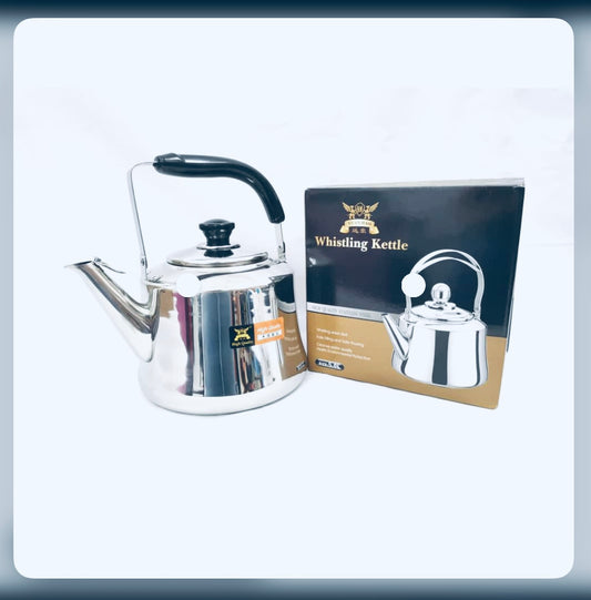 Stainless steel tea pot with filter. 1L