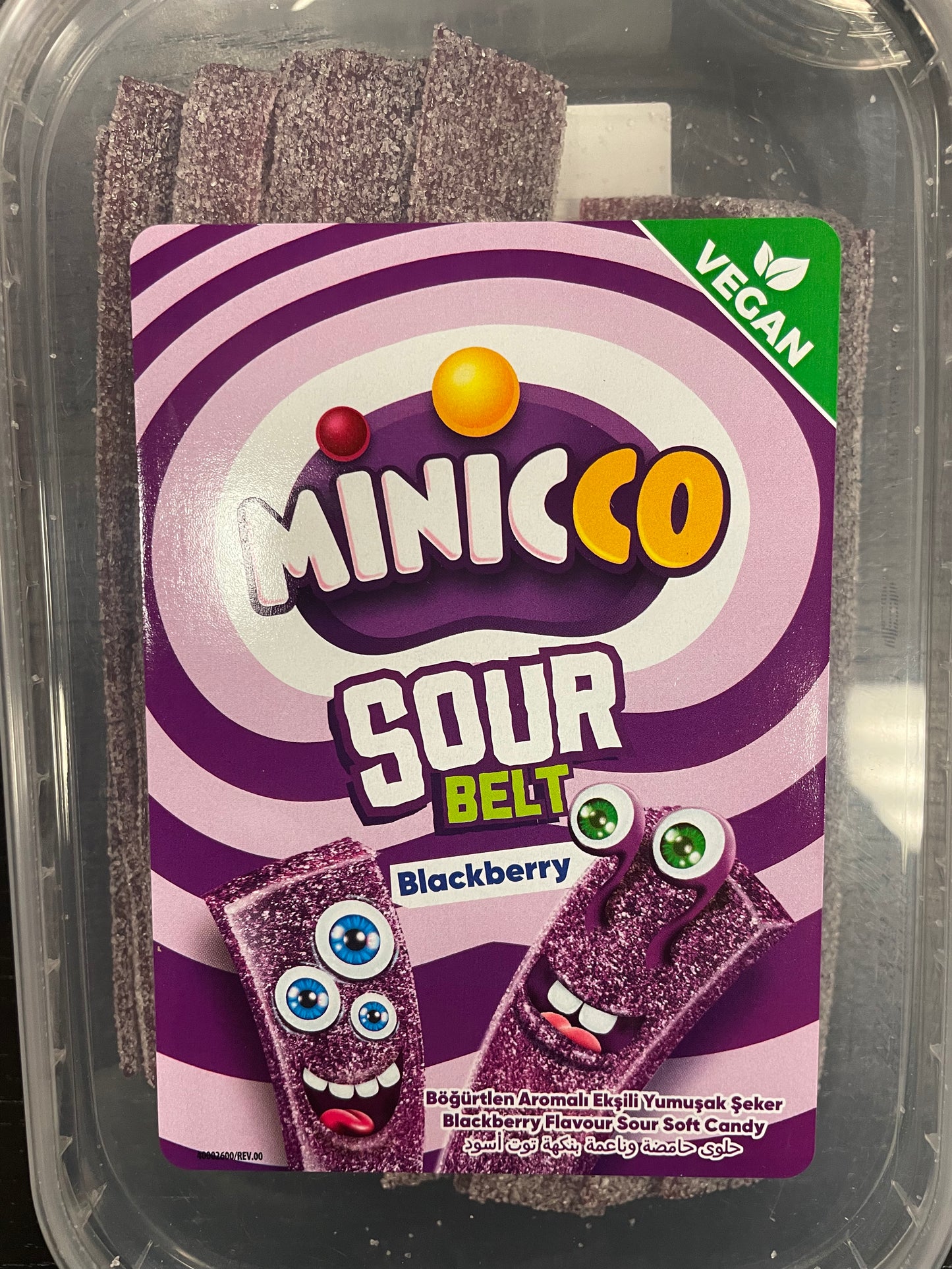 Minicco Sour belt blackberry 200g