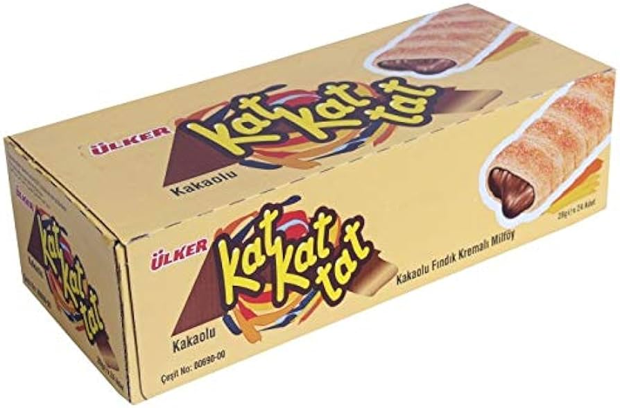 Ulker kat kat cream filling biscuits 24*28g