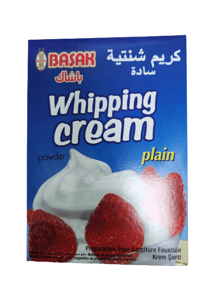 Basak whipping cream 5.3oz sachets